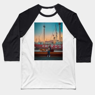 Pier 17, Seaport, Manhattan, NYC Baseball T-Shirt